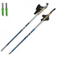 Палки для лыжероллеров STC Cyber 60% карбон с твердосплавным наконечником VolSki Ski Team 155 см